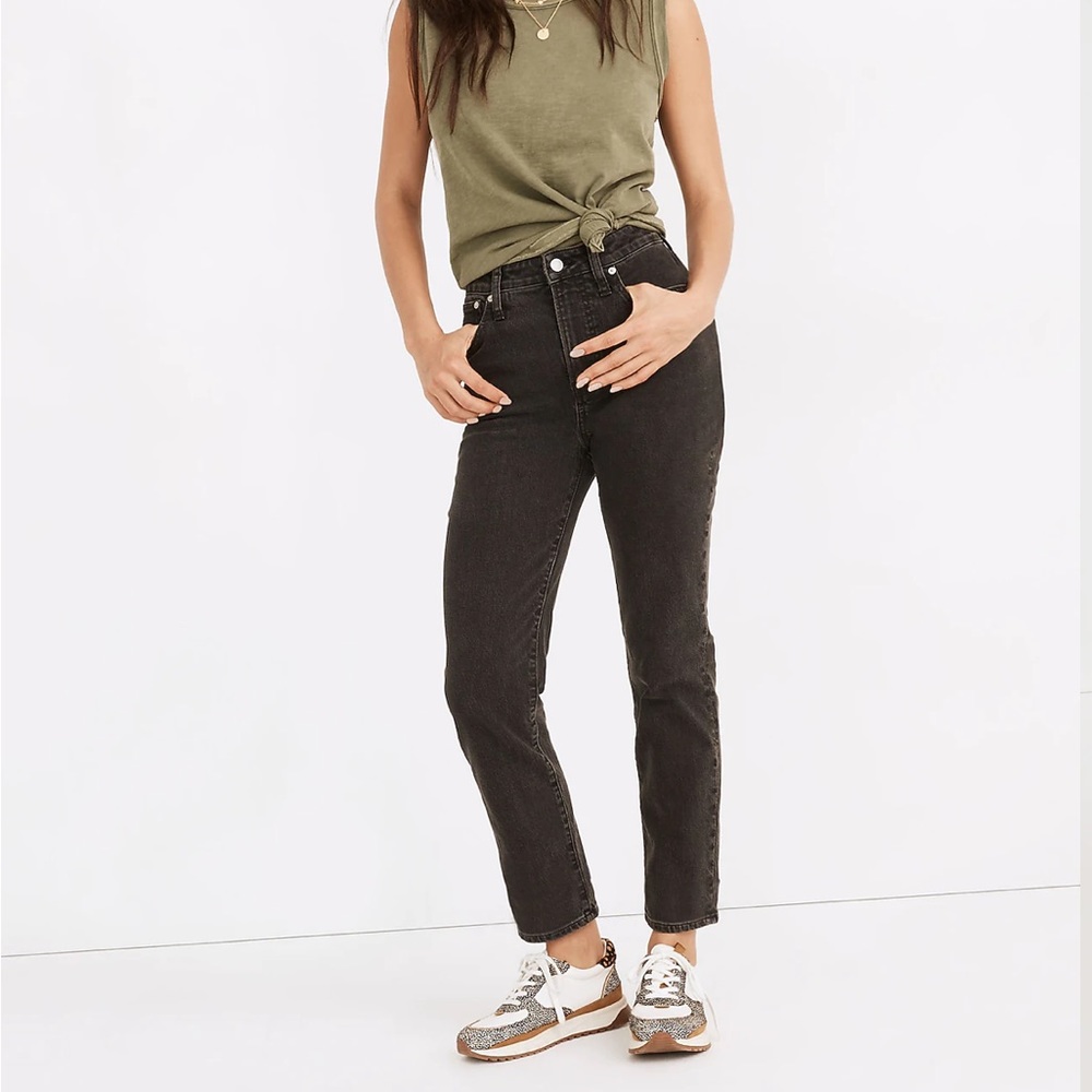 Madewell Curvy Perfect Vintage Jean Black
